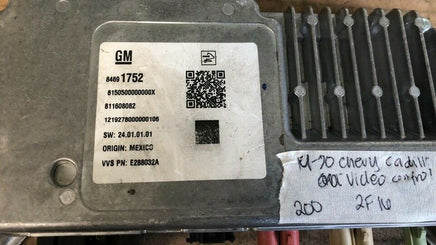 2019-2020 Chevy GMC or Cadillac Video Control Module 84691752