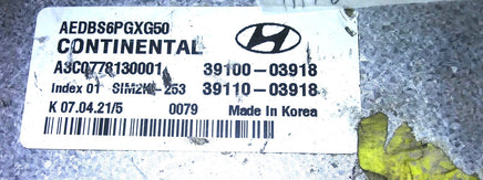 39100-03918 ecm ecu computer 2017-2021 Hyundai Ioniq