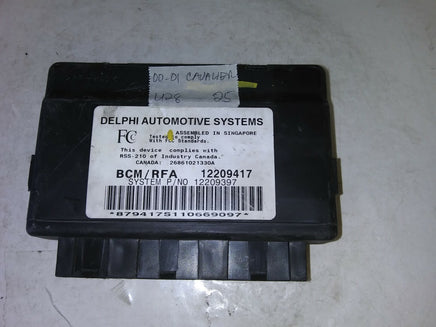 12209417 Chevy Cavalier 2000-2001 Keyless Entry Module