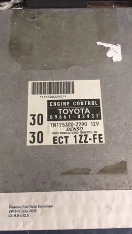 89661-02431 Toyota Corolla 1998 ecm ecu computer
