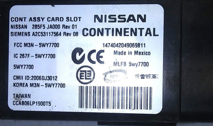 285F5 JA000 theft locking module 2007 Nissan Altima - Swan Auto