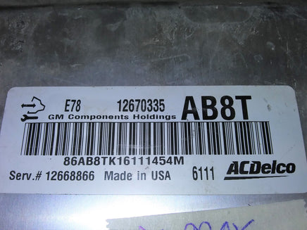 12670335 Chevy Trax ecu ecm computer 2013-2016  **TESTED GOOD**