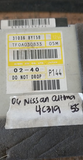 31036 8Y15B Nissan Altima 2006 tcm transmission control module computer