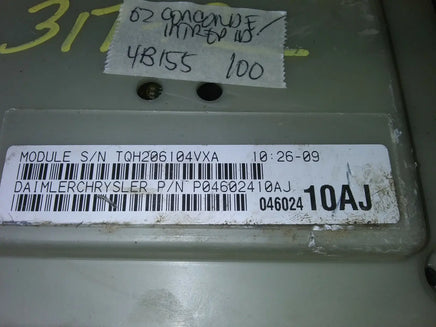 2002 Chrysler Concord Intrepid BCM Body Control Module P04602410AJ