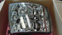 chrome projector headlight set fits 2007-2013 Chevy pickup 444-CS07-HL-C  *NEW*