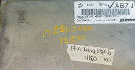 2017-2019 Chevrolet Impala or Camaro ecm ecu computer 12667139  **Tested**