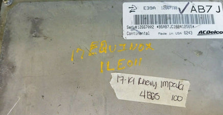2017-2019 Chevrolet Impala or Camaro ecm ecu computer 12667139  **Tested**