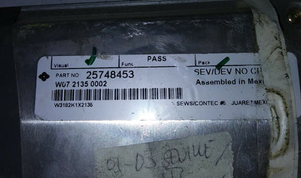 2001-2003 Cadillac Seville STS Onstar module 25748453