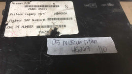 284B1 8S101 Nissan Titan Body Control Module 2005 - Swan Auto
