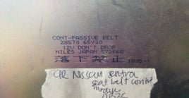 1992 Nissan Sentra seat belt control module computer 28570 65V00