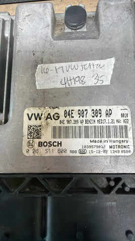 04E 907 309 AP Volkswagen VW Jetta 2016-2017 ecm ecu computer
