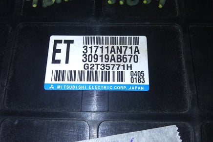 31711AN71A TCM transmission computer 2011  Subaru Legacy