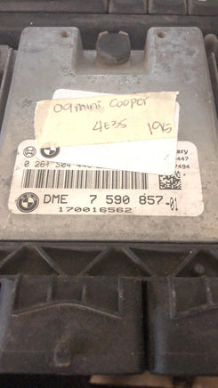 7 590 857 -01 Mini Cooper 2009 ecm ecu computer