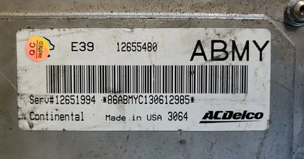 12655480 Chevrolet Impala or Camaro 2012-2013 ECM ECU computer TESTED GOOD