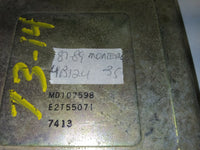 MD107598 ecm ecu computer 1987-1989 Mitsubishi Montero