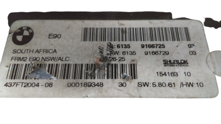 2004-2009 BMW 328i 330 light lighting control module 6135 9166725