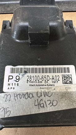 28100-65D-A02 Honda Civic 2022 Transmission control module