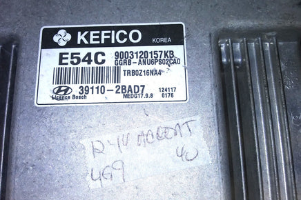 39110-2BAD7 ecm ecu computer 2012-2014 Hyundai Accent