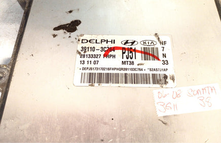 39110-3C764 ecm ecu computer 2006-2008 Hyundai Sonata