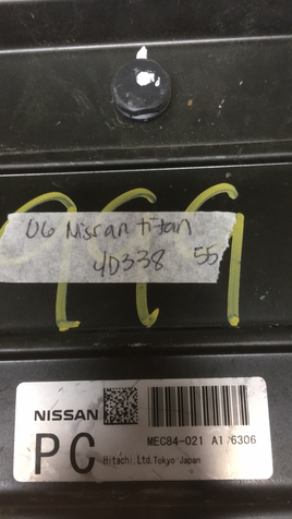 MEC84-021 Nissan Titan ecm ecu computer 2006