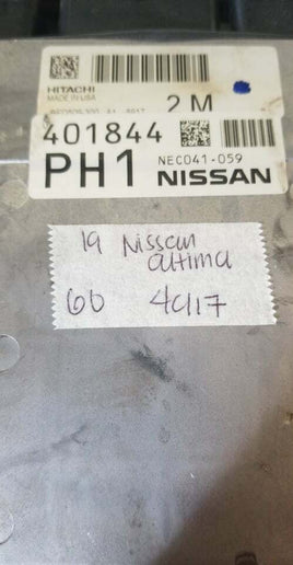 NEC041-059 Nissan Altima  2019-2020 ecm ecu computer