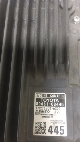 89661-08445 Toyota Sienna ecu ecm computer 2017 - Swan Auto