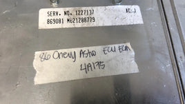 1227137 Chevy Astro, GMC Safari or Bonneville 1986 ecm ecu computer