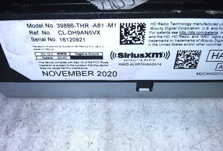 39886-THR-A81-M1 amplifier power amp 2021-2024 Honda Odyssey