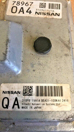 310F6 1VA1A Nissan Rogue 2014-2015 TCM transmission computer