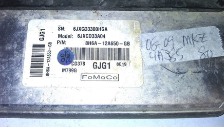 8H6A-12A650-GB ecm ecu computer 2008-2009 Lincoln MKZ **TESTED GOOD**