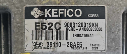 39110-2BAE5 Hyundai Accent 2013 ecm ecu computer