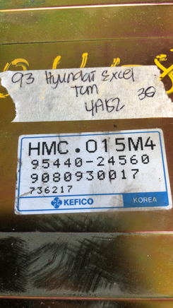95440-24560 ecm ecu computer 1993 Hyundai Excel or Precis