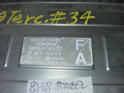 89550-16200 emission control module 1987-1989 Toyota Tercel