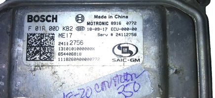 F 01R 00D KB2 ecm ecu computer 2018-2020 Chevrolet Cavalier