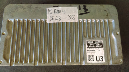 89661-42U61 ecu ecm computer 2015 Toyota Rav-4 RAV4