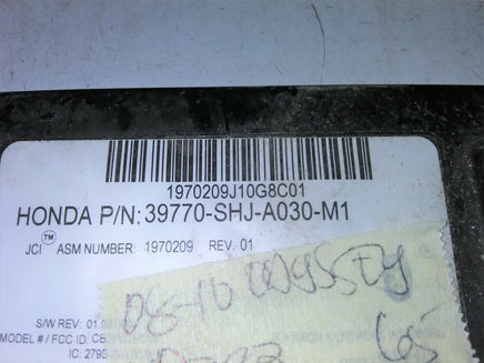 2008-2010 Honda Odyssey bluetooth blue tooth module 39770-SHJ-A030-M1