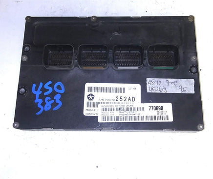 P05150252AD ecm ecu computer 2008-2010 Chrysler T&C - Swan Auto