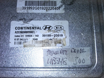 39199-2G019 Hyundai Donor ecm ecu computer