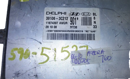 39106-3C212 ecm ecu computer 2006-2010 Hyundai Azera