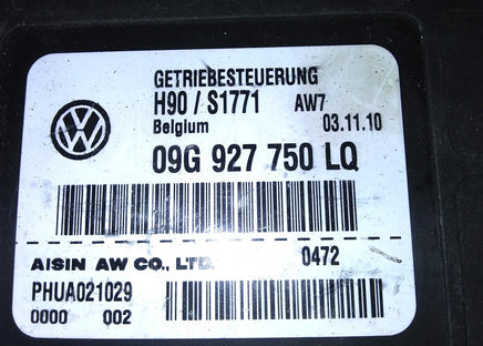 09G 927 750 LQ VW Tiguan 2009-2011 TCM transmission computer