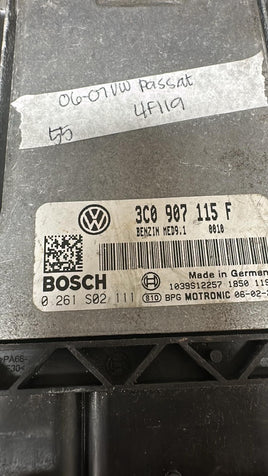 3C0 907 115 F ecm ecu computer 2006-2007 VW Passat