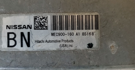 MEC900-160 Nissan Versa 2008 ecm ecu computer