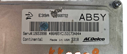 12666722 Equinox or Terrain 2013 ecm ecu computer **tested***