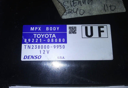 89221-08080 multiplex relay module 2018 Toyota Sienna - Swan Auto