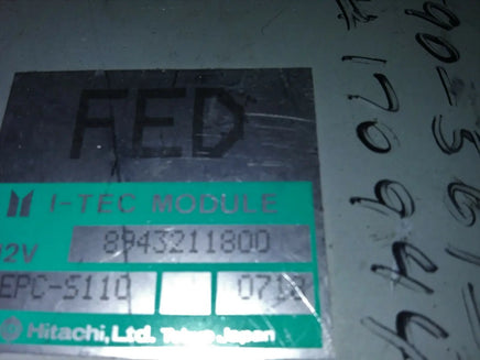 1990-1992 Isuzu Rodeo ecu ecm computer 8943211800