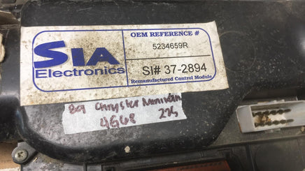 5234659 Chrysler minivan engine control module computer 1989