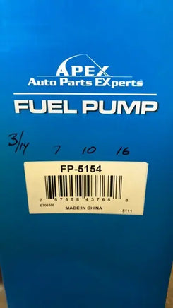 Apex Pilot fuel pump FP-5154 fits 1995 Dodge Van  **New**