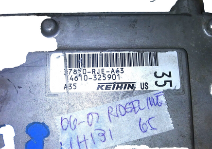 37820-RJE-A63 ecm ecu computer 2006-2007 Honda Ridgeline