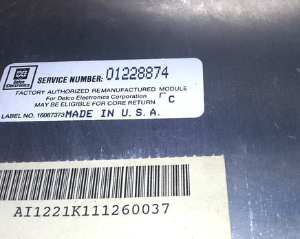 01228874 Chevrolet Caprice 1991-1992 restraint module ***new***