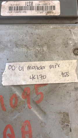 XU3F-12A650-AMA ecm ecu computer 2000-2001 Mazda MPV